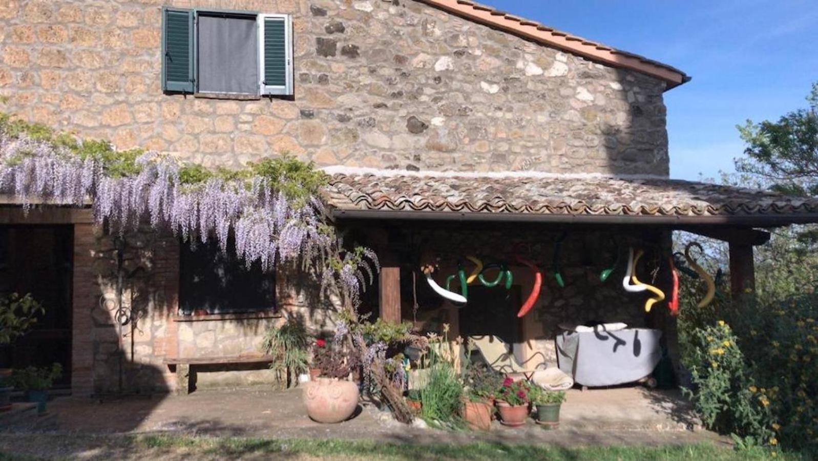Podere Porcino Civitella dʼAgliano Exteriör bild